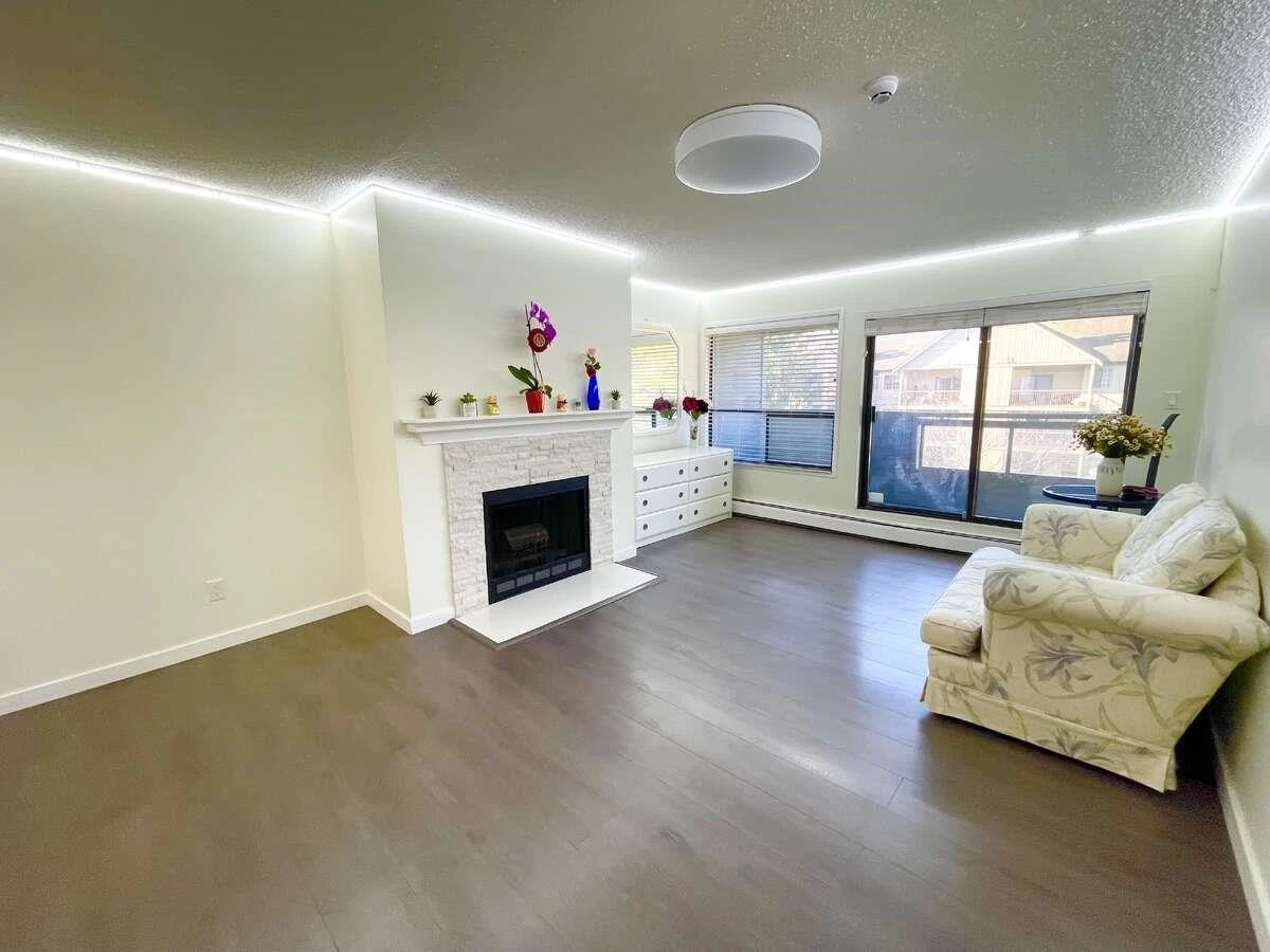 Living Room Photo of 312 8591 Westminster Highway, Richmond, BC