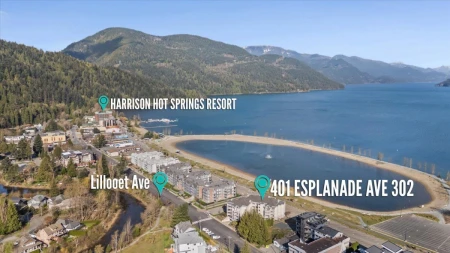 302 410 Esplanade Avenue, Harrison Hot Springs, BC, Harrison Hot Springs — Apartment/Condo for sale
