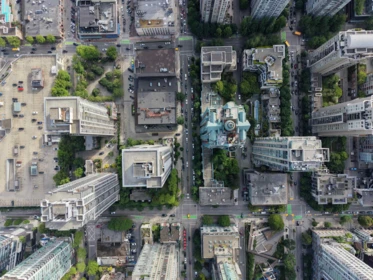 Aerial View of 3207 939 Homer Street, Vancouver, BC