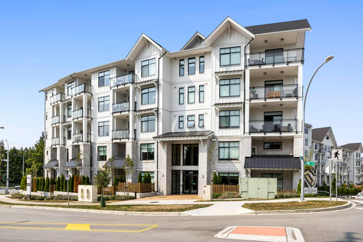 Exterior Rear Photo of 307 3315 148 Street, Surrey, BC