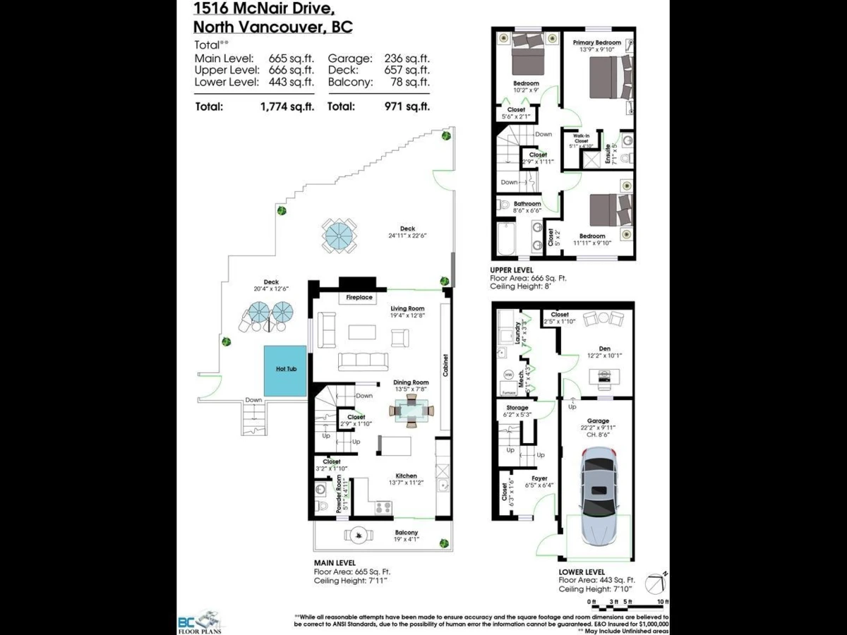 Living Room Photo of 1516 Mcnair Drive, North Vancouver, BC