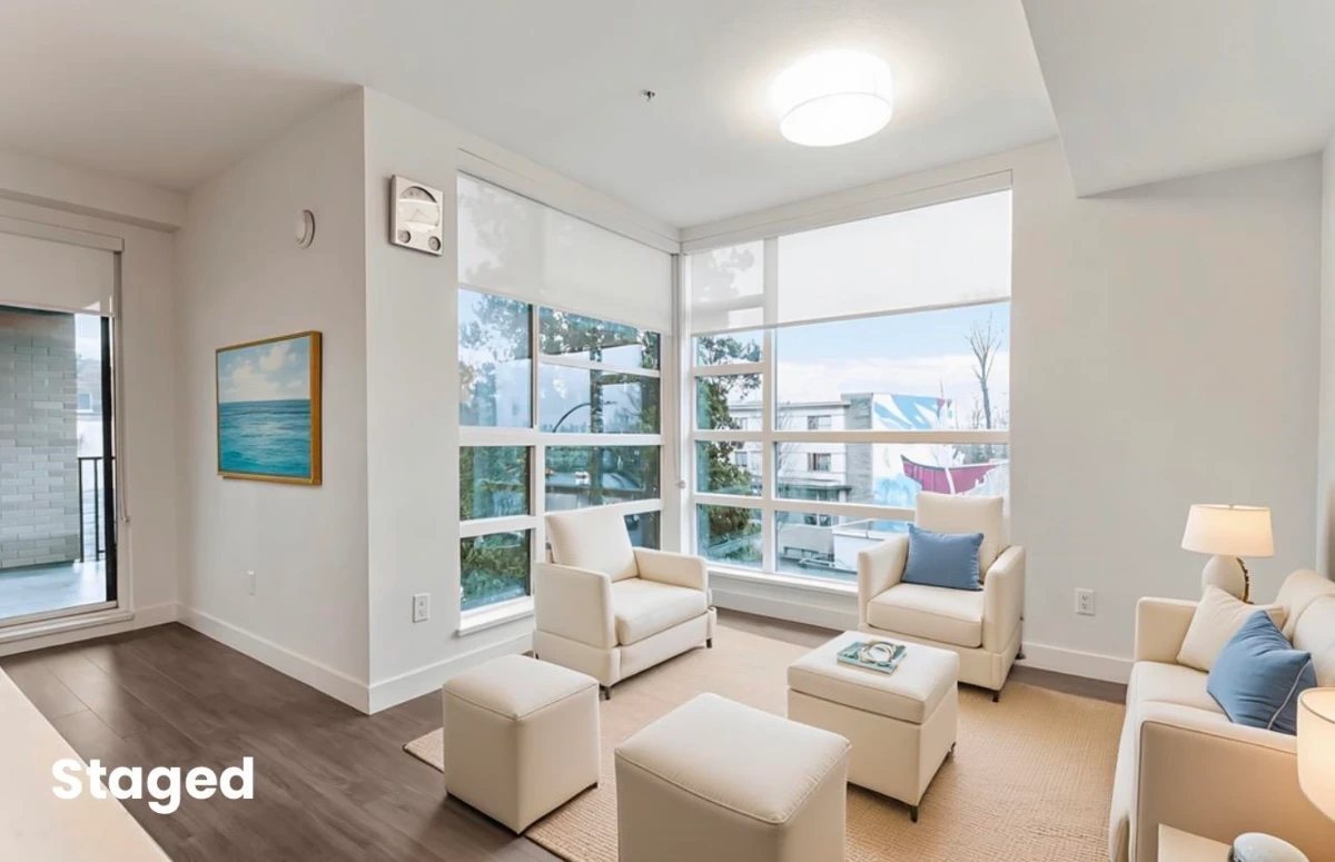 Living Room Photo of 310 719 W 3rd Street, North Vancouver, BC