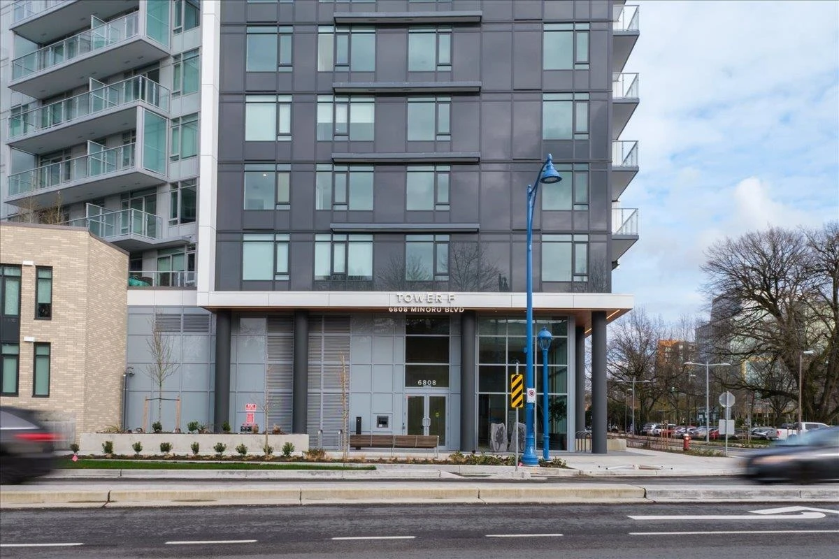 Exterior Rear Photo of 904 6808 Minoru Boulevard, Richmond, BC