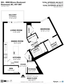 Playground / Recreational Area Near 904 6808 Minoru Boulevard, Richmond, BC