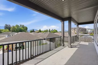 Aerial View of 46046 Southlands Crescent, Chilliwack, BC