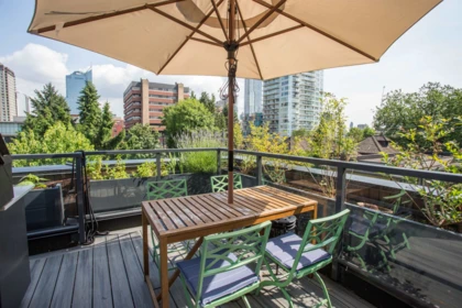 Outdoor Patio Photo of 2 1152 Comox Street, Vancouver, BC