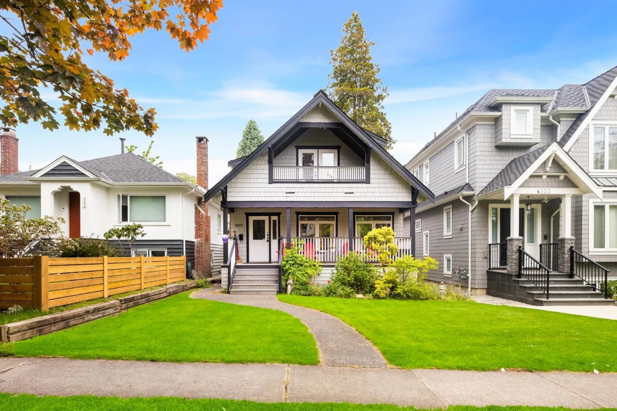 Exterior Rear Photo of 4337 W 15th Avenue, Vancouver, BC