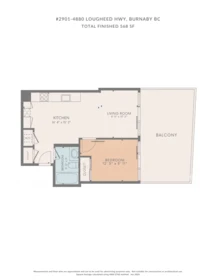 Aerial View of 2901 4880 Lougheed Highway, Burnaby, BC