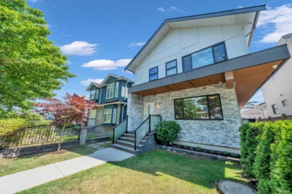 Aerial View of 3342 E 24th Avenue, Vancouver, BC