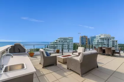 Outdoor Patio Photo of PH1 1439 George Street, White Rock, BC