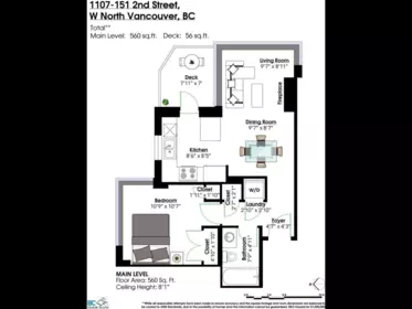 Entry Foyer Photo of 1107 151 W 2nd Street, North Vancouver, BC