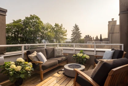 Aerial View of W4 1070 W 7th Avenue, Vancouver, BC