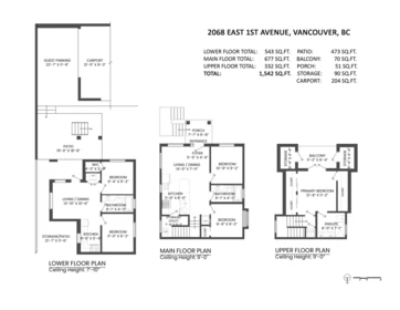 Garage Interior Photo of 2068 E 1st Avenue, Vancouver, BC