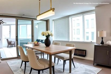 Breakfast Nook Photo of 2304 183 Keefer Place, Vancouver, BC