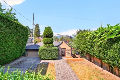 Aerial View of 3835 W 12th Avenue, Vancouver, BC