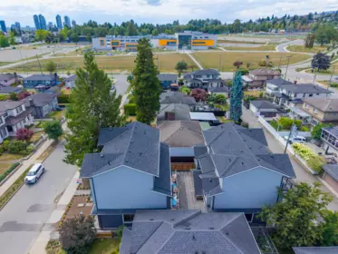 Aerial View of 4 6555 Carnegie Street, Burnaby, BC