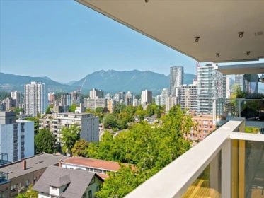 Outdoor Deck Photo of 1102 1180 Broughton Street, Vancouver, BC