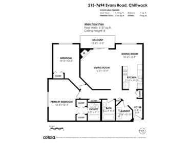 215 7694 Evans Road, Chilliwack, BC, Chilliwack — Apartment/Condo for sale