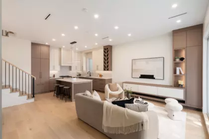 Living Room Photo of 1 4331 Union Street, Burnaby, BC