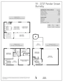 Aerial View of 19 3737 Pender Street, Burnaby, BC