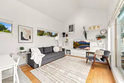 Living Room Photo of 19 3737 Pender Street, Burnaby, BC