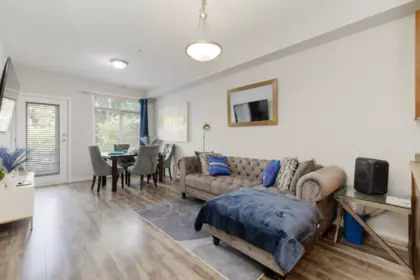 Living Room Photo of 202 13277 108 Avenue, Surrey, BC