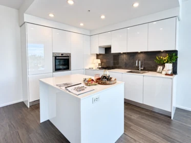 Kitchen Island Photo of 1301 3888 Evergreen Place, Burnaby, BC