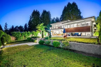 Exterior Rear Photo of 1555 Lawson Avenue, West Vancouver, BC