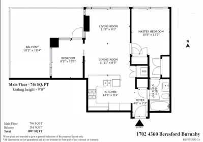 Loft / Bonus Room Photo of 1702 4360 Beresford Street, Burnaby, BC