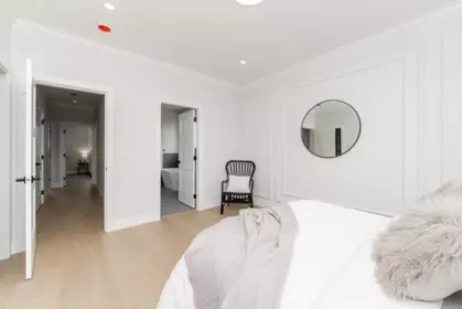 Basement Recreation Room Photo of 102 18573 56 Avenue, Surrey, BC
