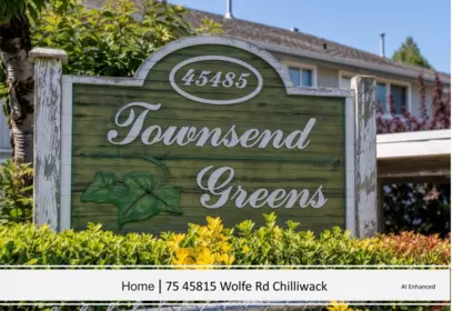 74 45185 Wolfe Road, Chilliwack, BC, Chilliwack — Townhouse for sale