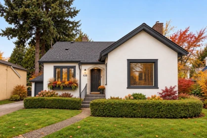 Aerial View of 438 Fourth Street, New Westminster, BC