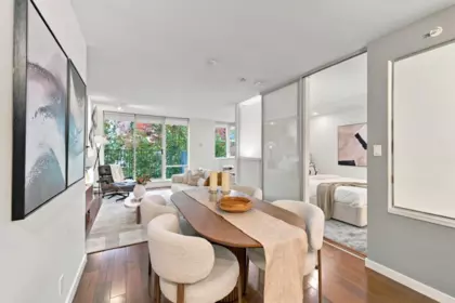 Living Room Photo of 409 328 E 11th Avenue, Vancouver, BC