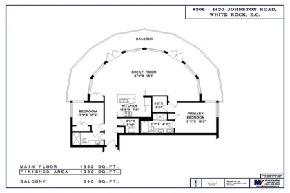 306 1420 Johnston Road, White Rock, BC, White Rock — Apartment/Condo for sale