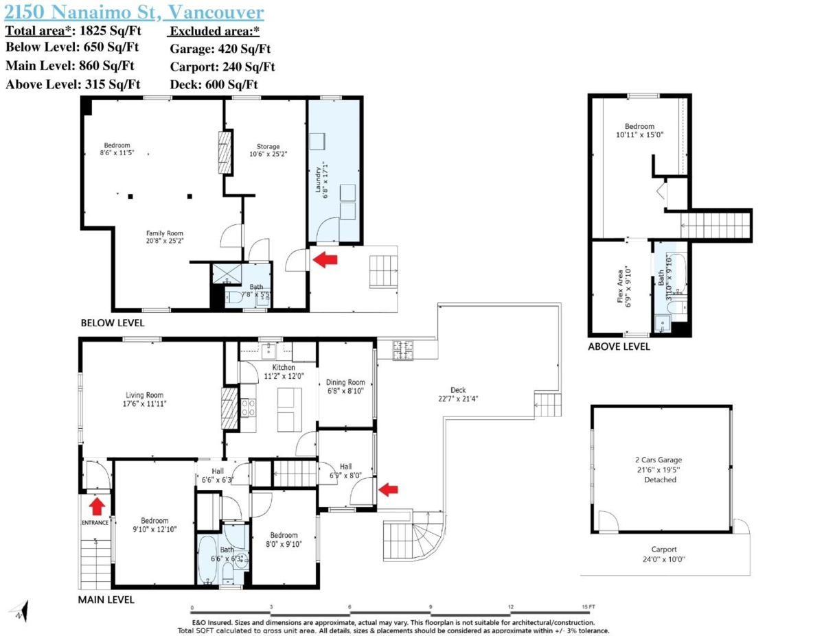 Living Room Photo of 2150 Nanaimo Street, Vancouver, BC