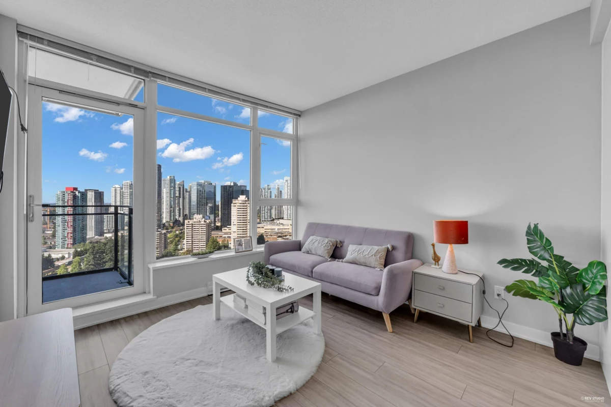 Living Room Photo of 3002 4900 Lennox Lane, Burnaby, BC