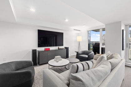 Dining Area Photo of 2208 1111 Richards Street, Vancouver, BC