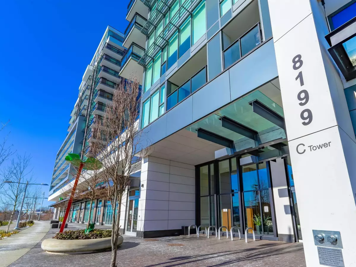 Exterior Rear Photo of 911 8199 Capstan Way, Richmond, BC