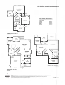 Aerial View of 12 3800 Golf Course Drive, Abbotsford, BC