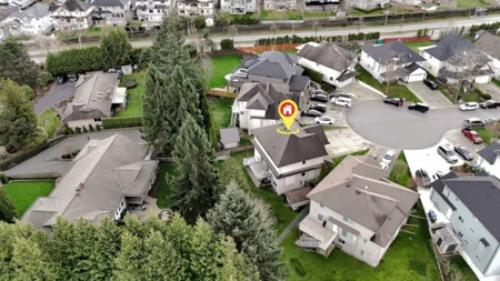 Aerial View of 31643 Pinnacle Place, Abbotsford, BC