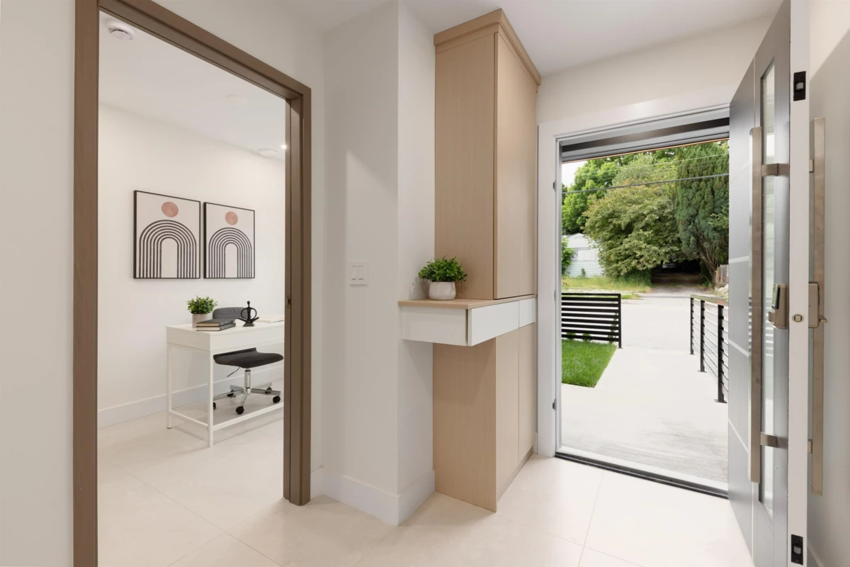 Exterior Rear Photo of 102 914 Rochester Avenue, Coquitlam, BC