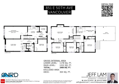 Staircase Photo of 851 E 50th Avenue, Vancouver, BC