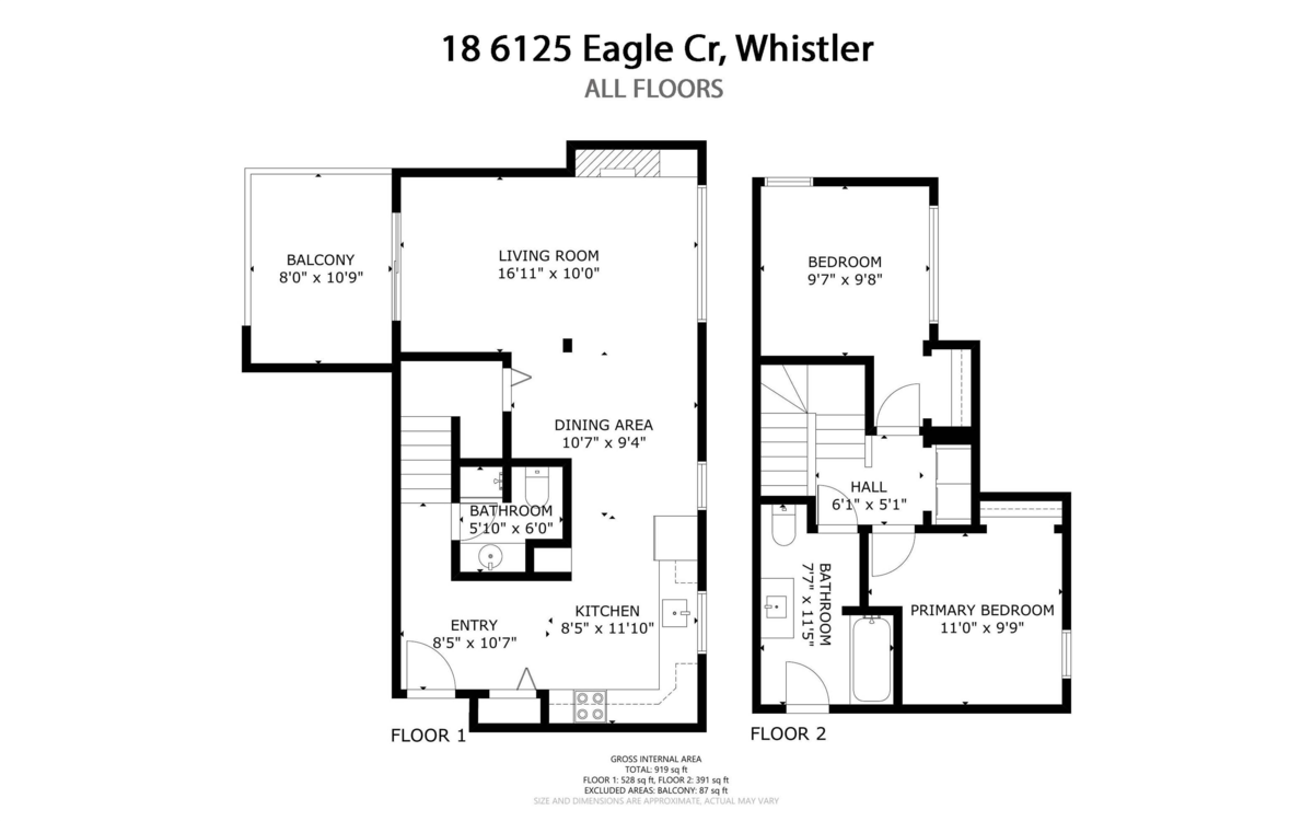 Guest Bathroom Photo of 18 6125 Eagle Drive, Whistler, BC