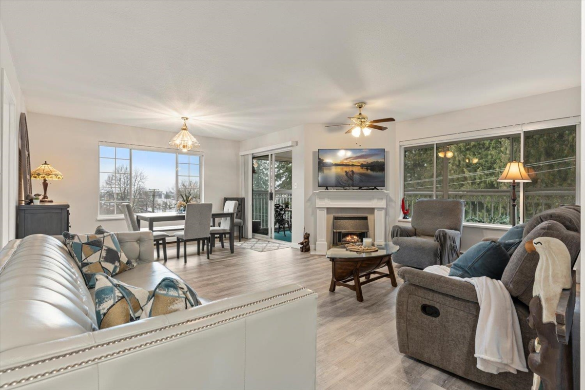 Living Room Photo of 307 2491 Gladwin Road, Abbotsford, BC