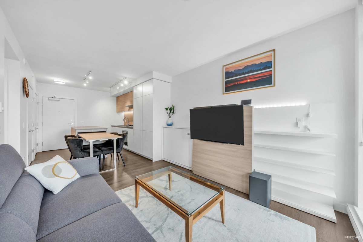 Living Room Photo of 2508 652 Whiting Way, Coquitlam, BC