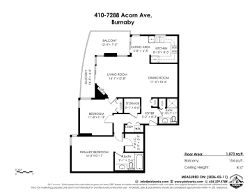 Loft / Bonus Room Photo of 410 7288 Acorn Avenue, Burnaby, BC
