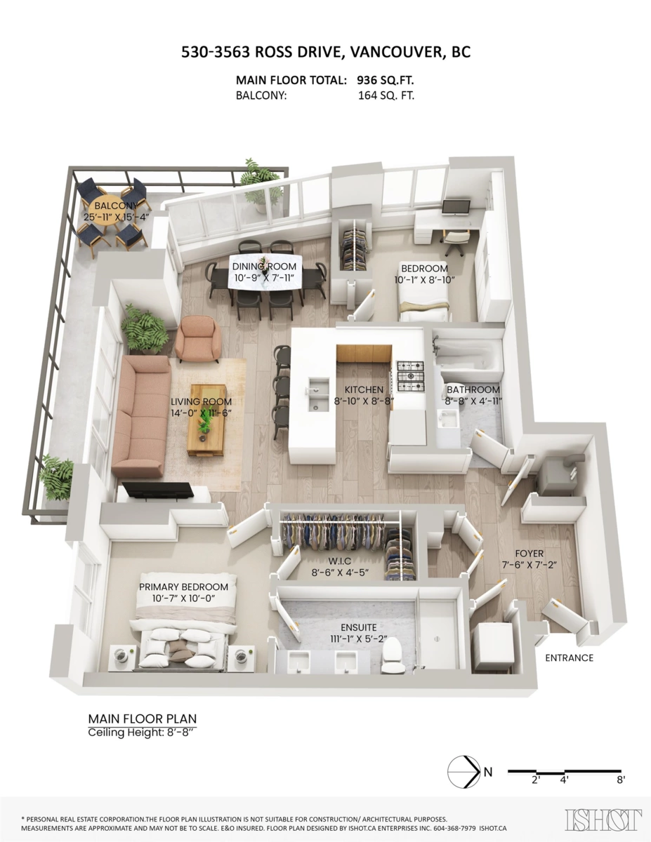 Backyard Photo of 530 3563 Ross Drive, Vancouver, BC