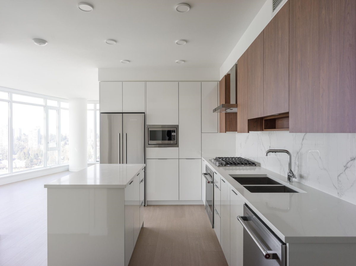 Kitchen Island Photo of 2105 7769 Park Crescent, Burnaby, BC