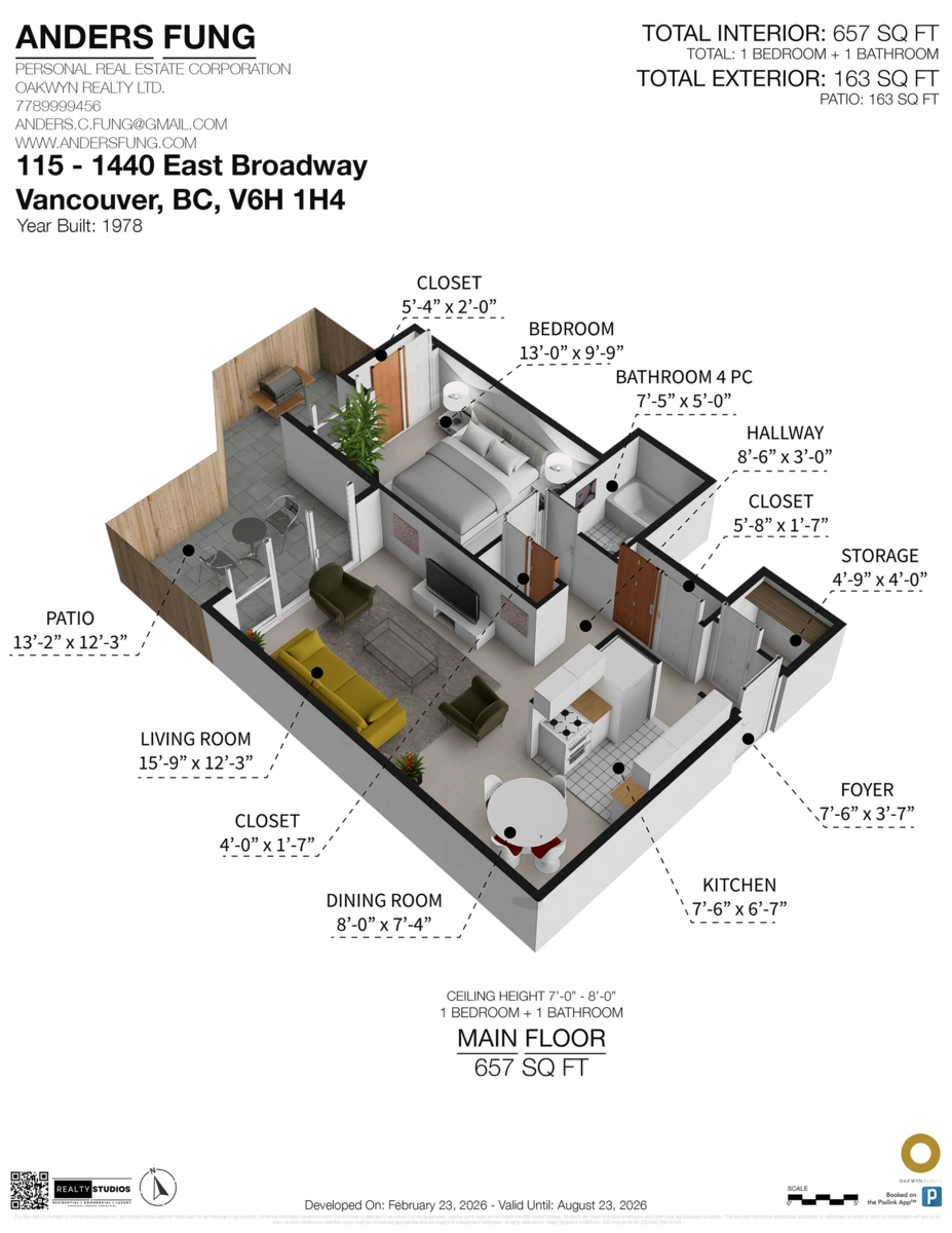 Loft / Bonus Room Photo of 115 1440 E Broadway Street, Vancouver, BC
