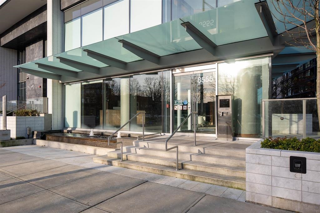 Exterior Rear Photo of 605 8555 Capstan Way, Richmond, BC